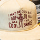 Cool Bands Corduroy Trucker Hat - Oatmeal