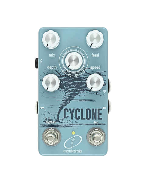 analog phaser pedal Crazy Tube Circuits Cyclone (CTC/Crazy Tubes) Renk:SCHWARZ GRAU Robust und geräuscharm – swirling movement 9
