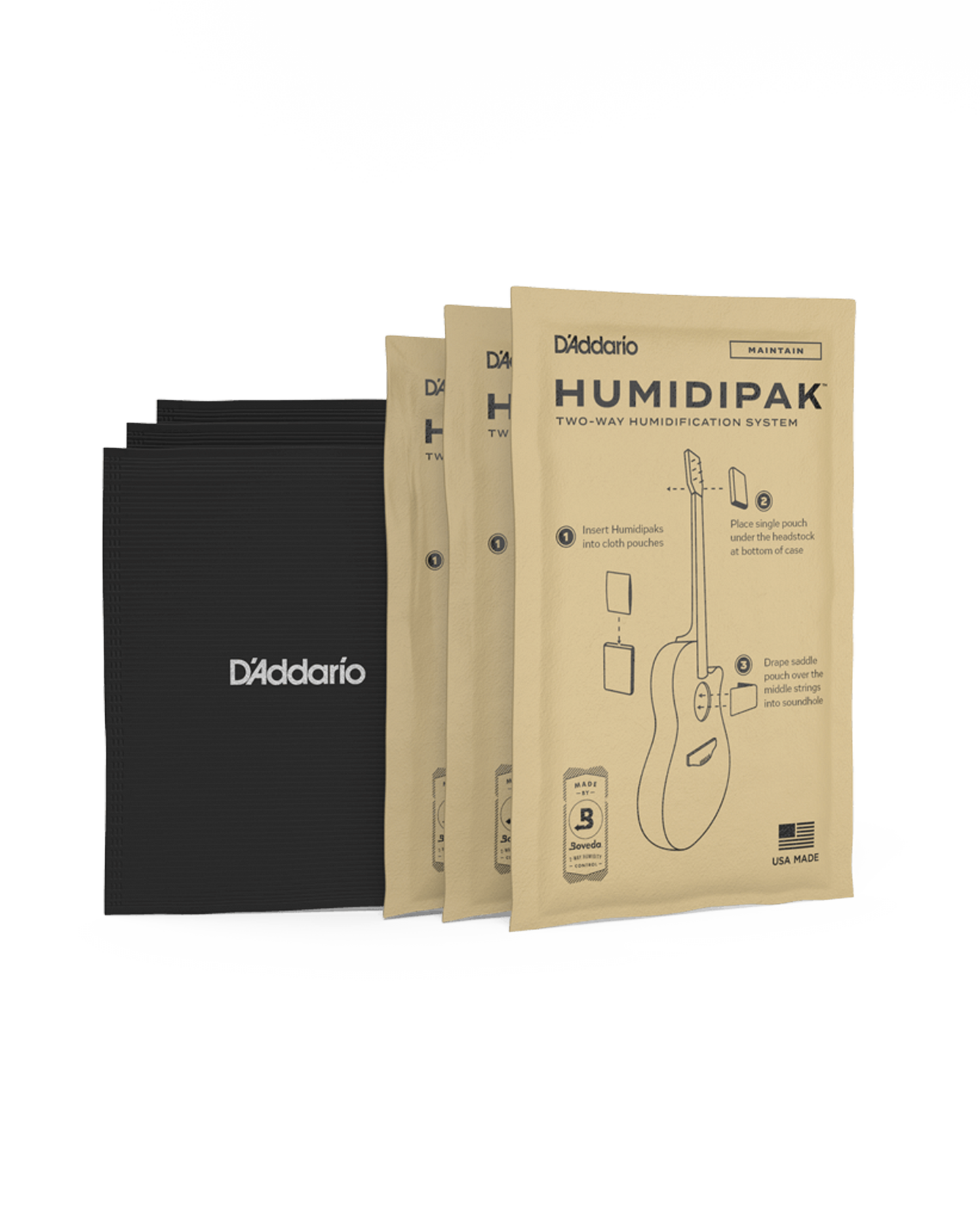 D'Addario Humidipak Maintain Guitar Humidifier Kit