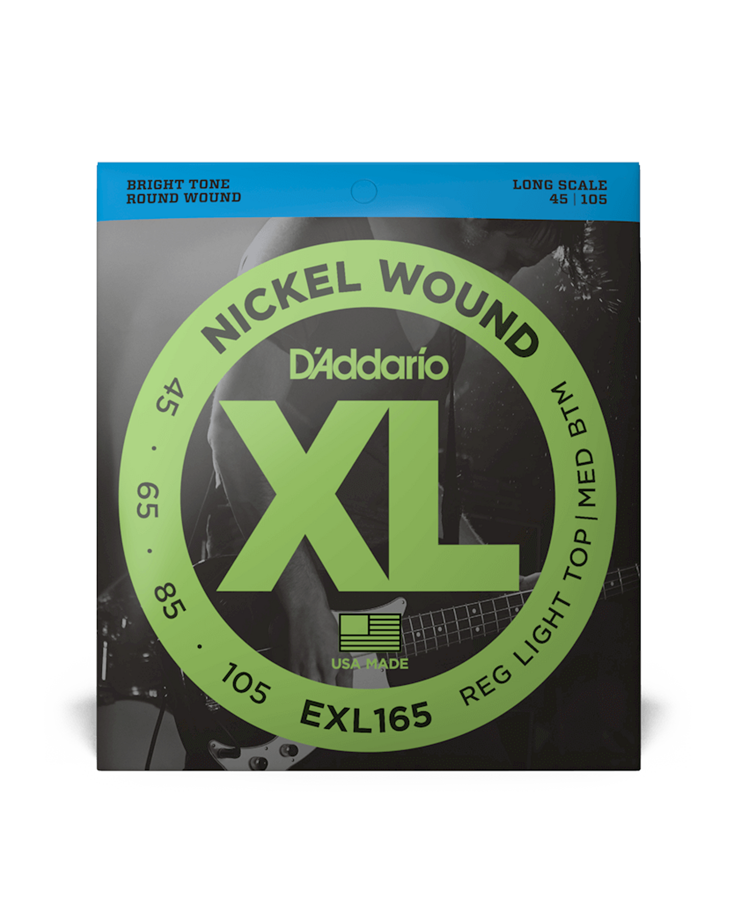 D'Addario Nickel Wound Long Scale Bass Strings