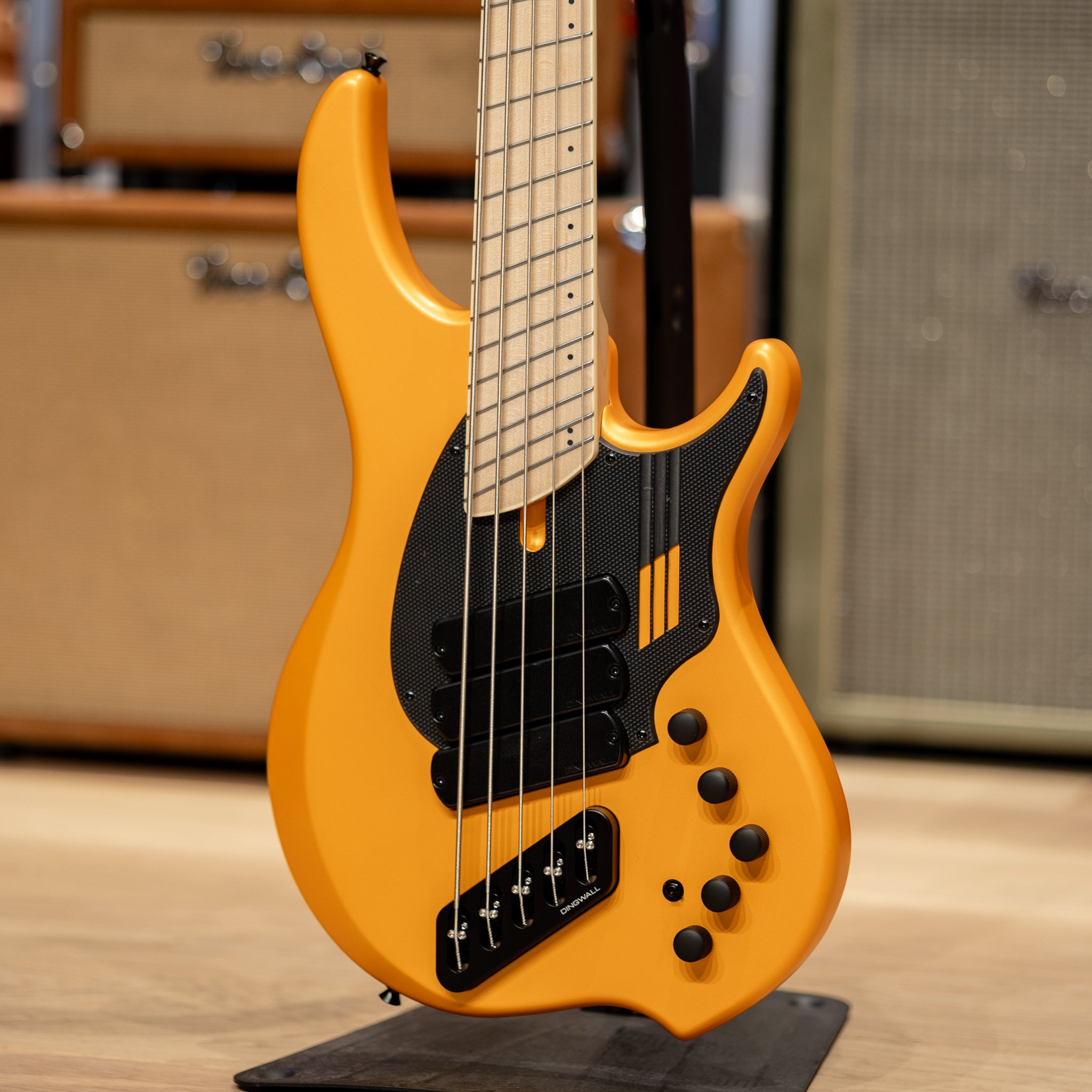 Dingwall NG3 Nolly Getgood 5-String - Lamborghini Orange – Round