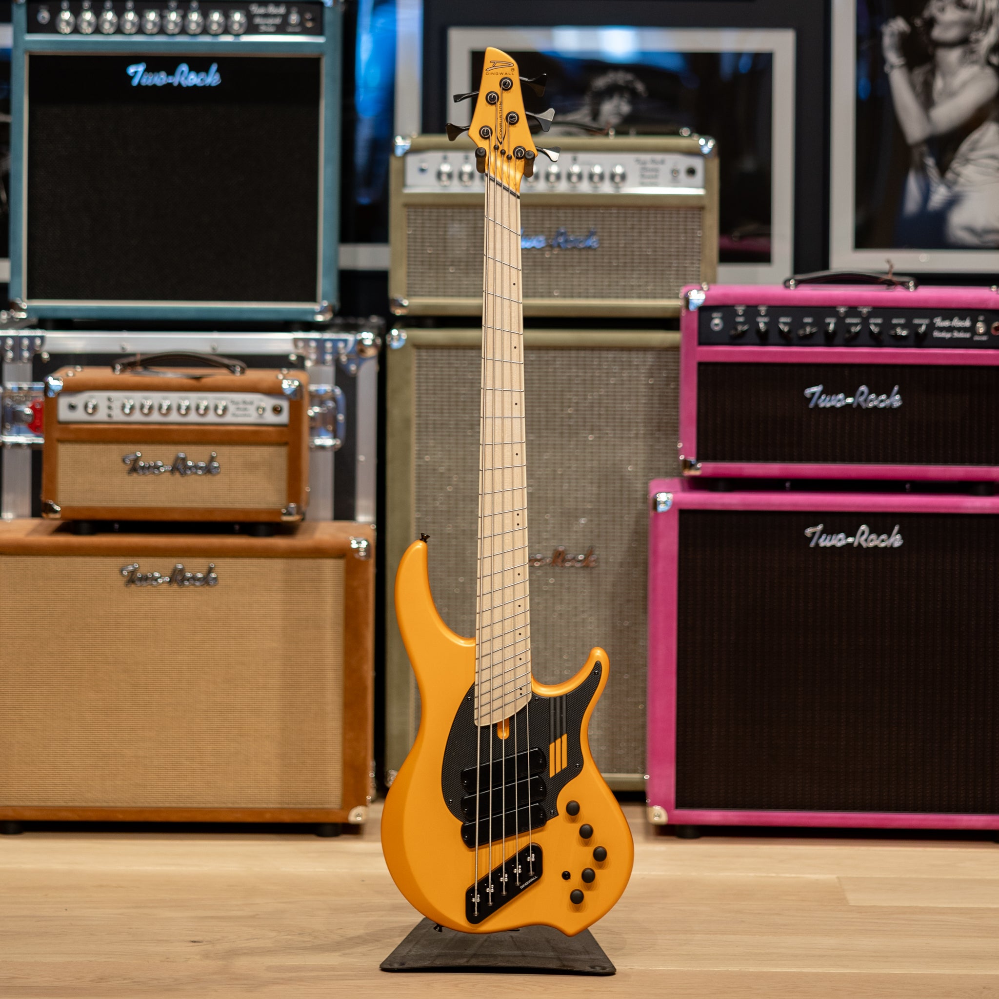 Dingwall NG3 Nolly Getgood 5-String - Lamborghini Orange – Round