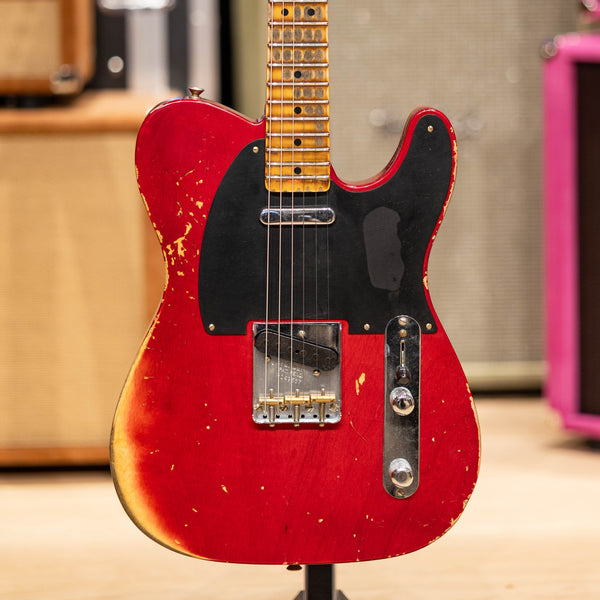 Fender Custom Shop 1951 NoCaster Heavy Relic- Crimson Transparent