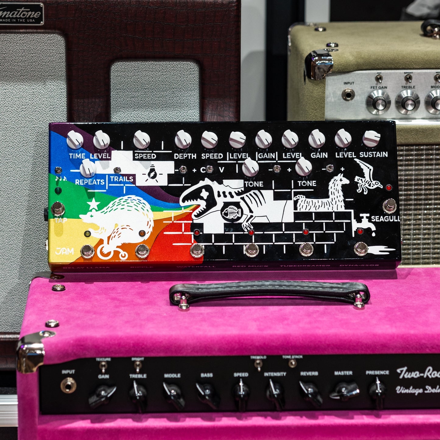 JAM Pedals Custom Pink Flow - Dark Side
