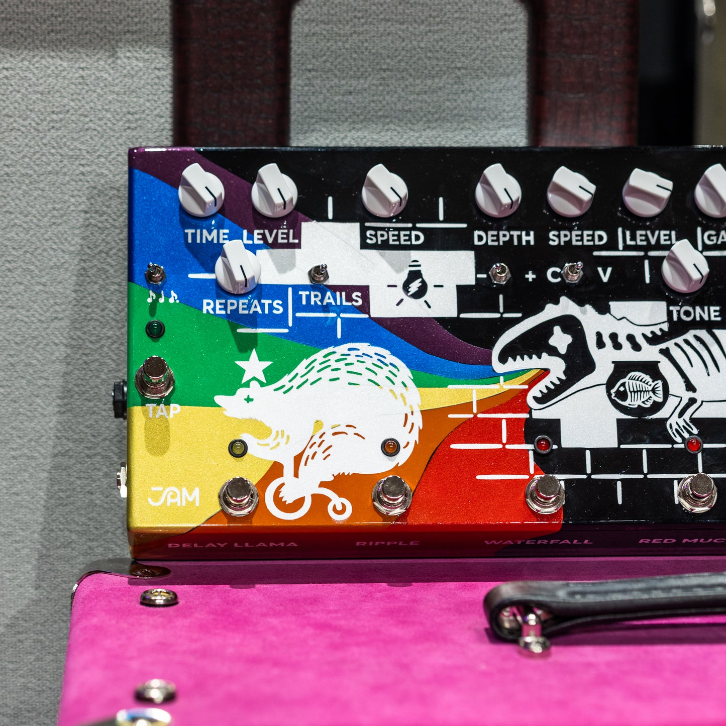 JAM Pedals Custom Pink Flow - Dark Side