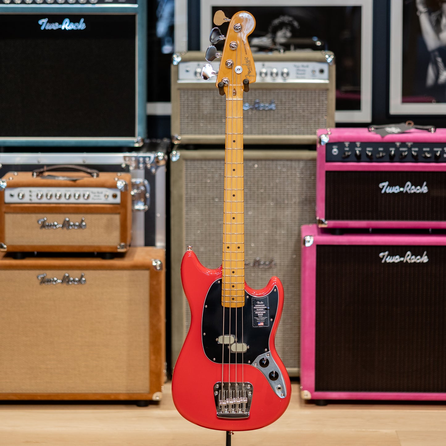 Fender Professional Classic Mustang Bass - Faded Dakota Red