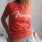 Women's Fender Short Sleeve Raglan - Red