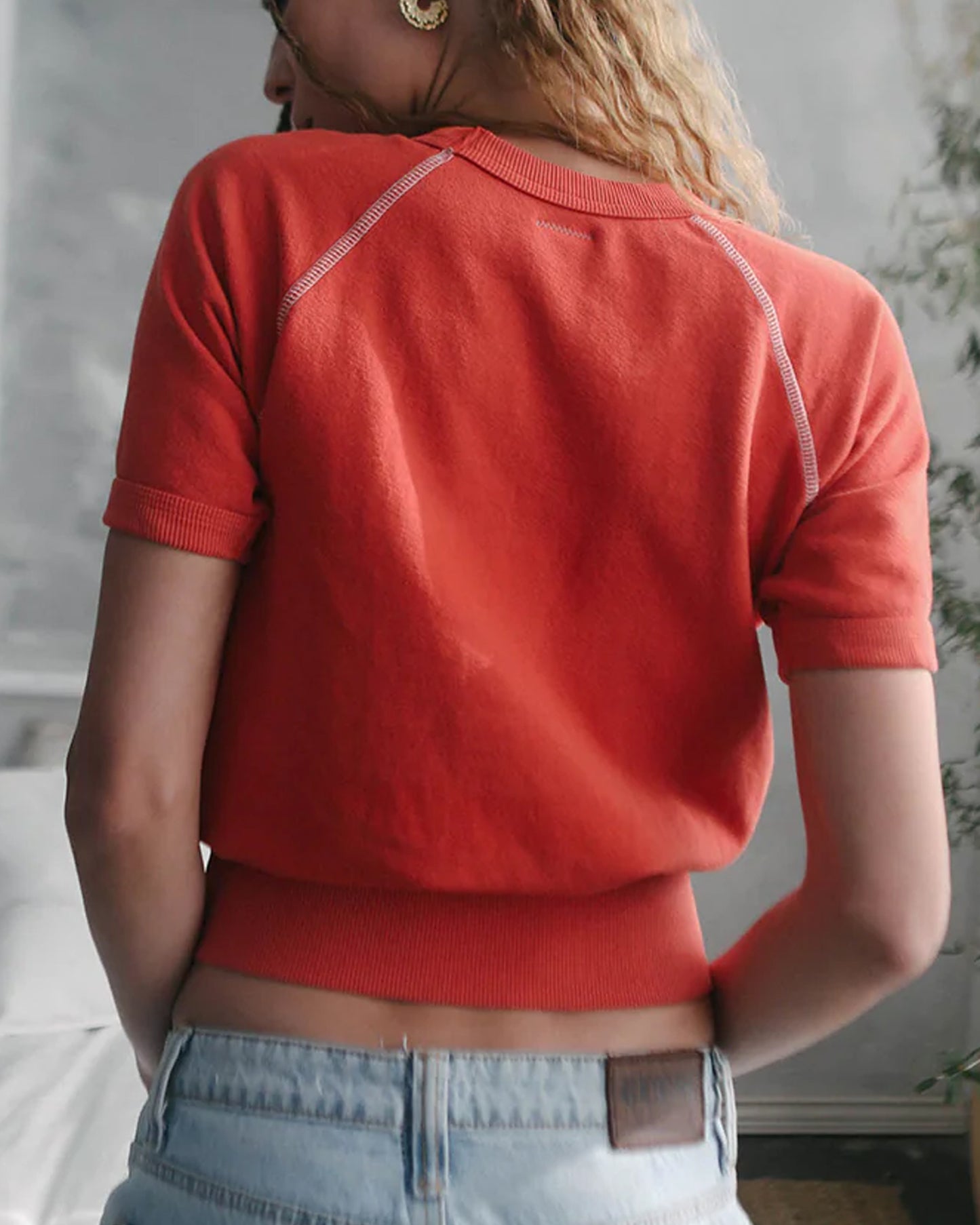 Women's Fender Short Sleeve Raglan - Red