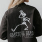 People of Leisure Women's Grateful Dead Varsity Jacket - Black