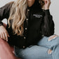 People of Leisure Women's Grateful Dead Varsity Jacket - Black