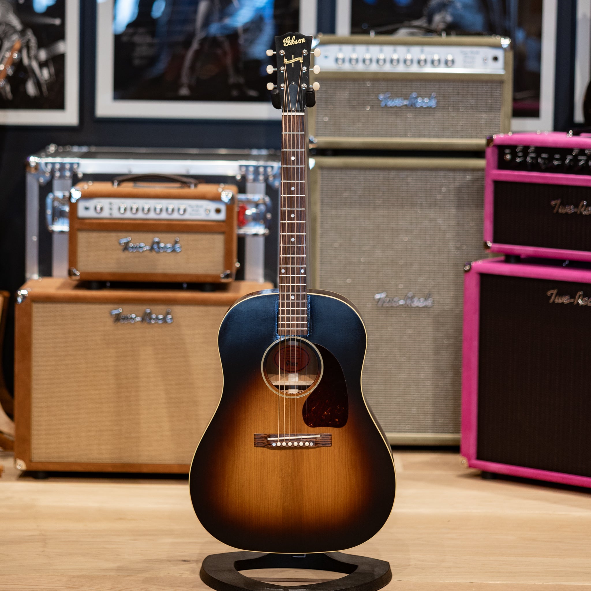 Gibson Custom 1942 Banner J-45 Acoustic - Vintage Sunburst – Round
