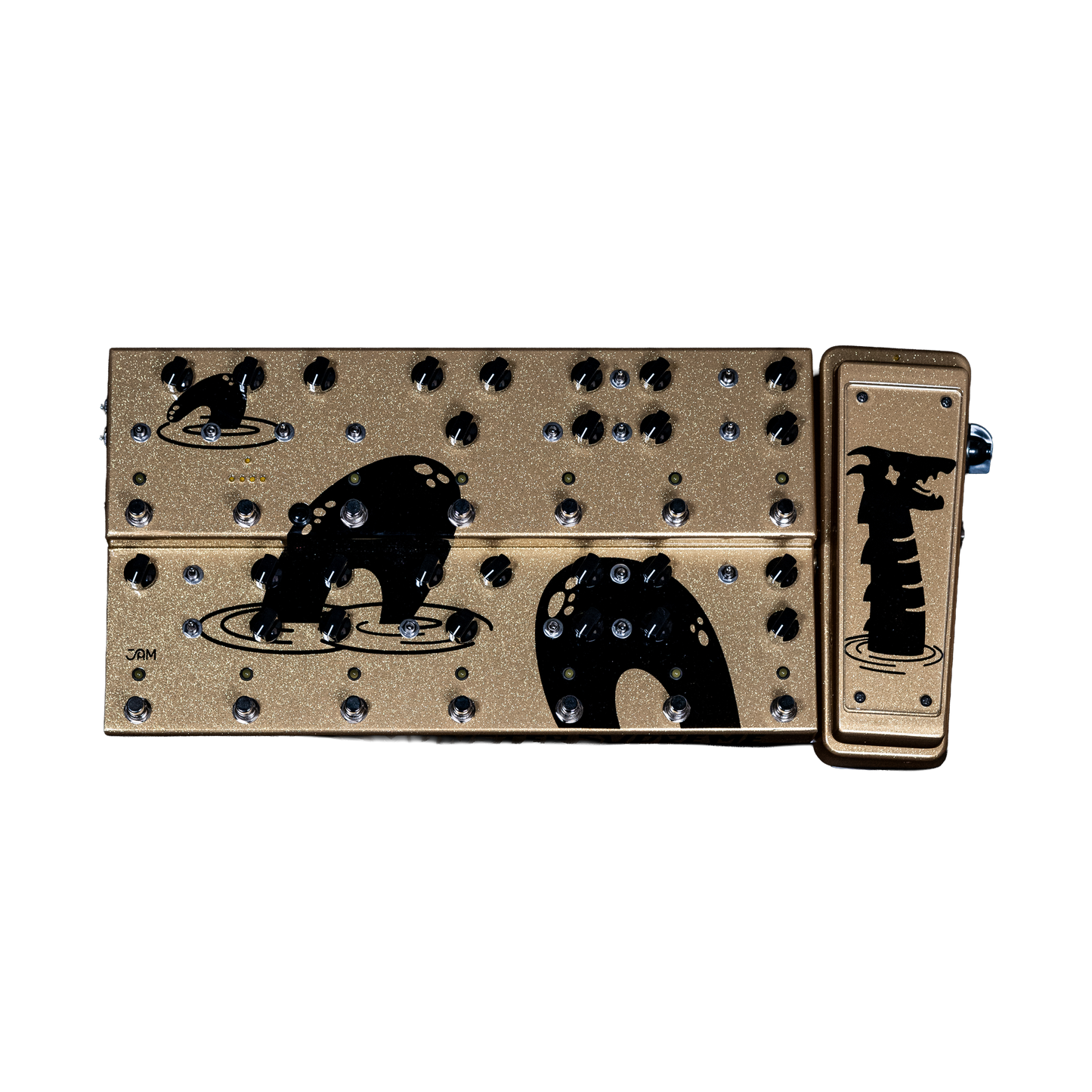 JAM Pedals Custom Koch Ness Monster Supreme Multi Effects Pedal - Golden Fang