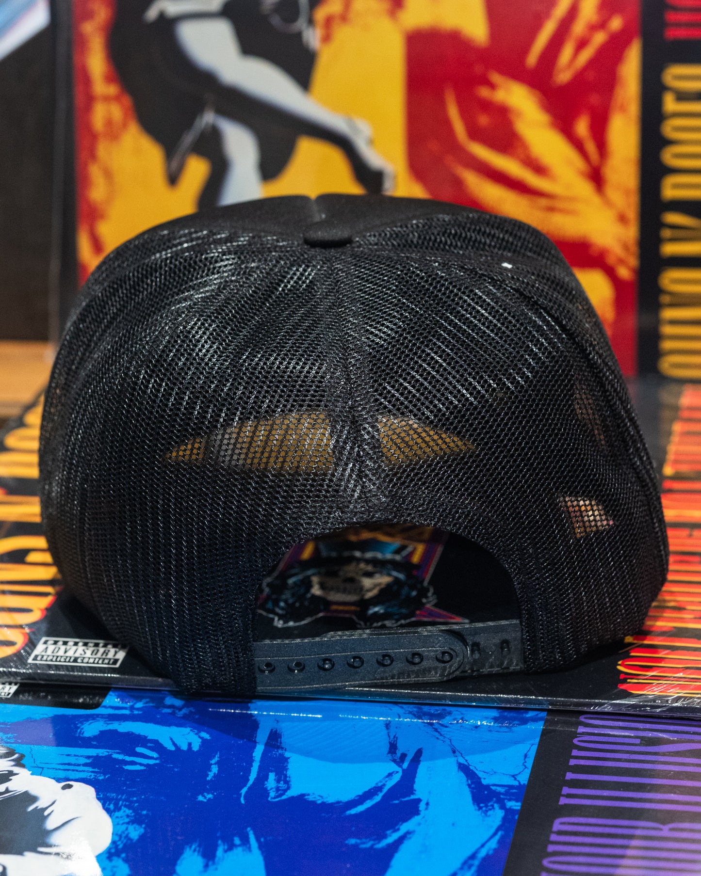 Madeworn Guns N' Roses Riot Trucker Hat - Black