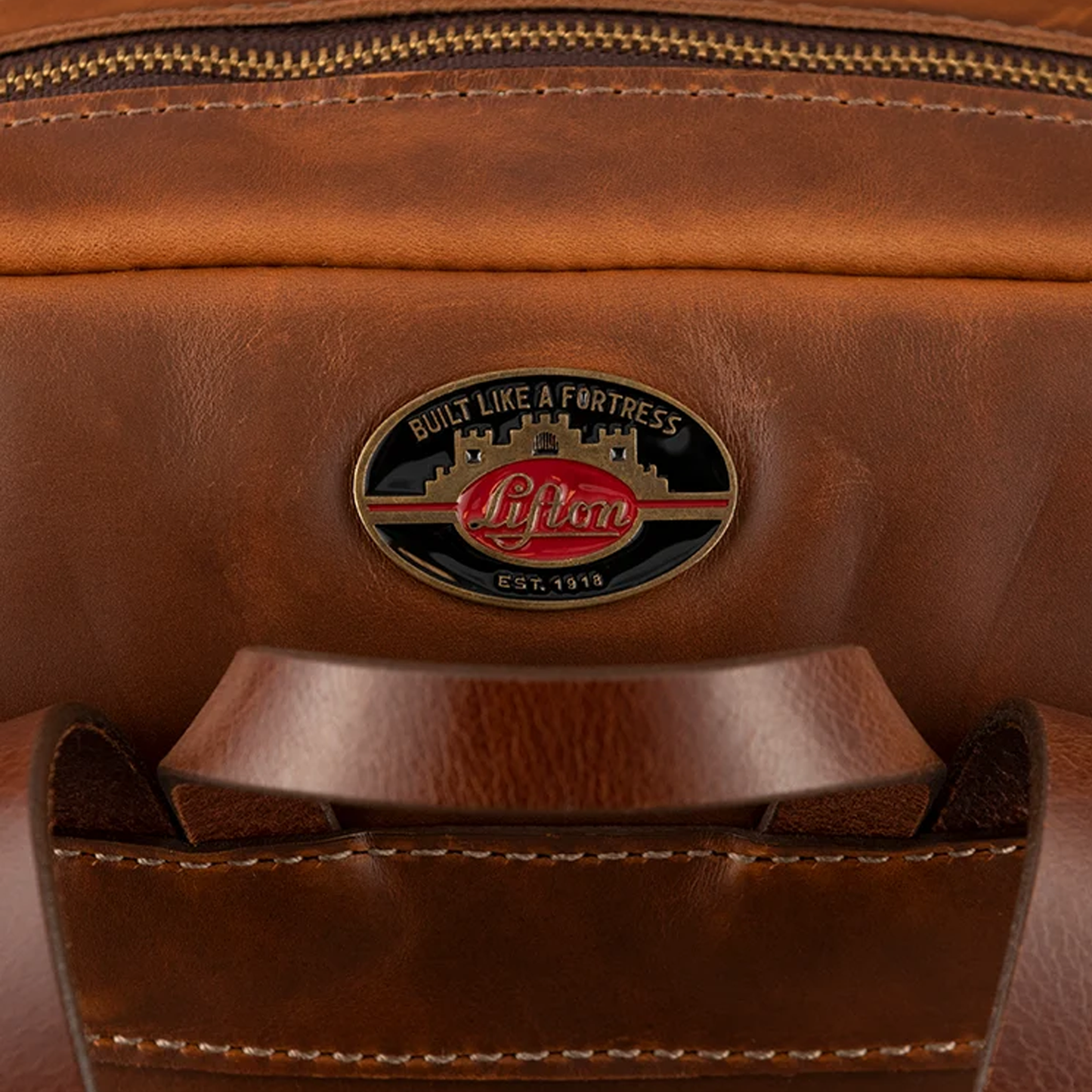 Lifton x Gibson Leather Backpack - Brown