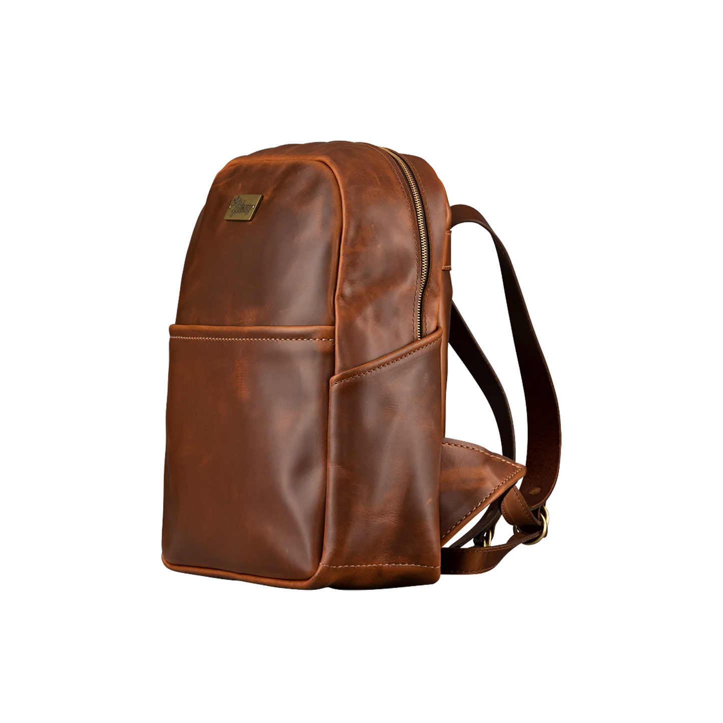 Lifton x Gibson Leather Backpack - Brown