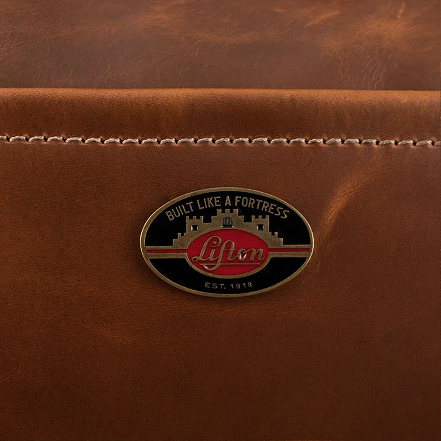 Lifton x Gibson Leather Duffle Bag - Brown
