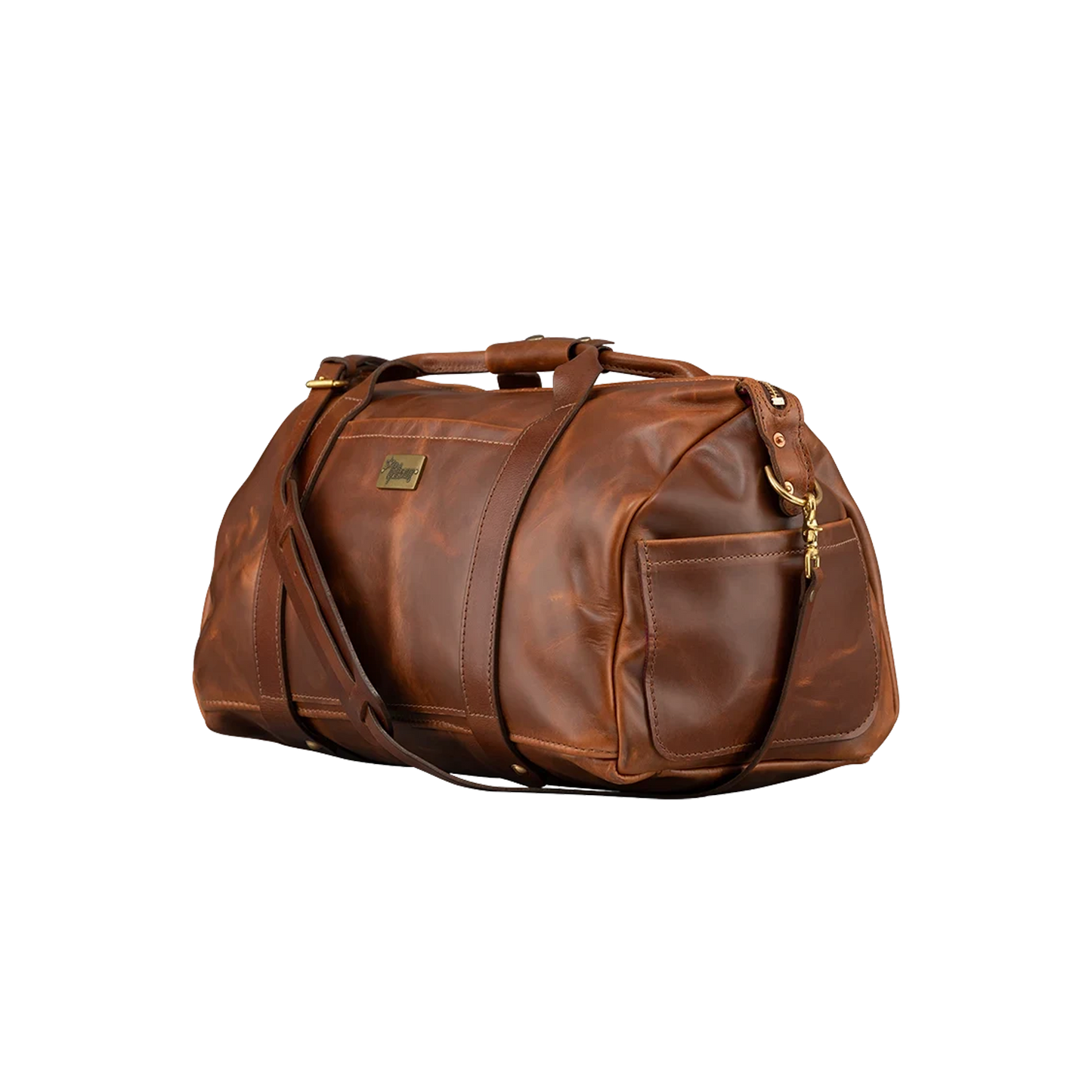 Lifton x Gibson Leather Duffle Bag - Brown