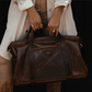 Lifton x Gibson Leather Duffle Bag - Brown