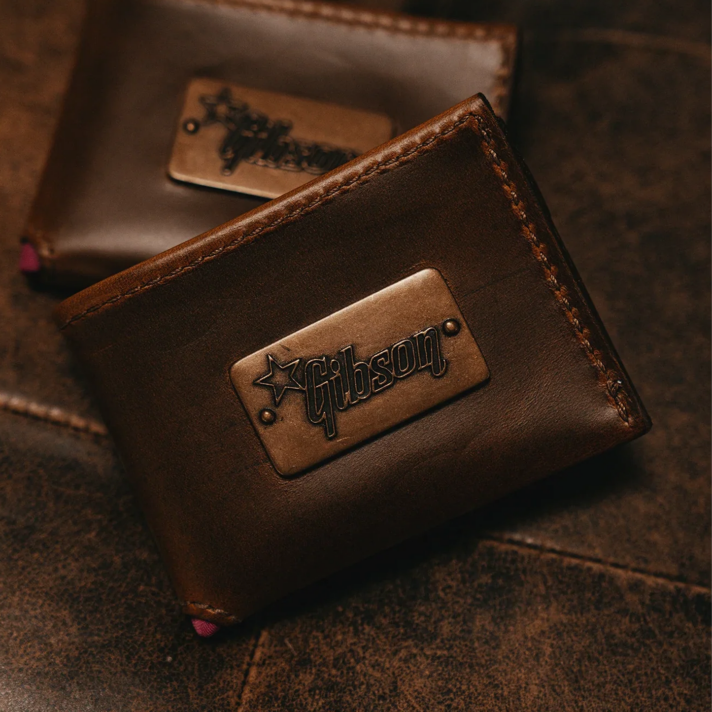 Lifton x Gibson Leather Wallet - Brown