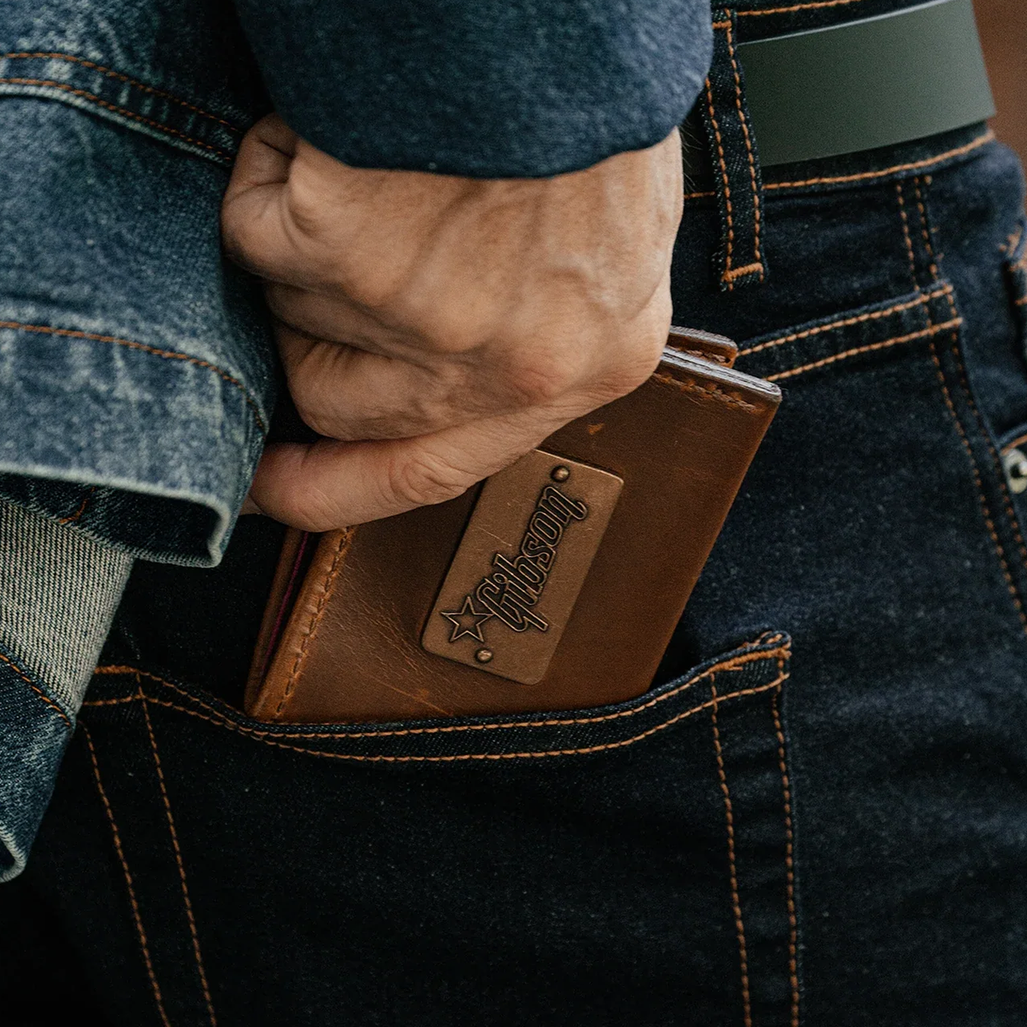 Lifton x Gibson Leather Wallet - Brown