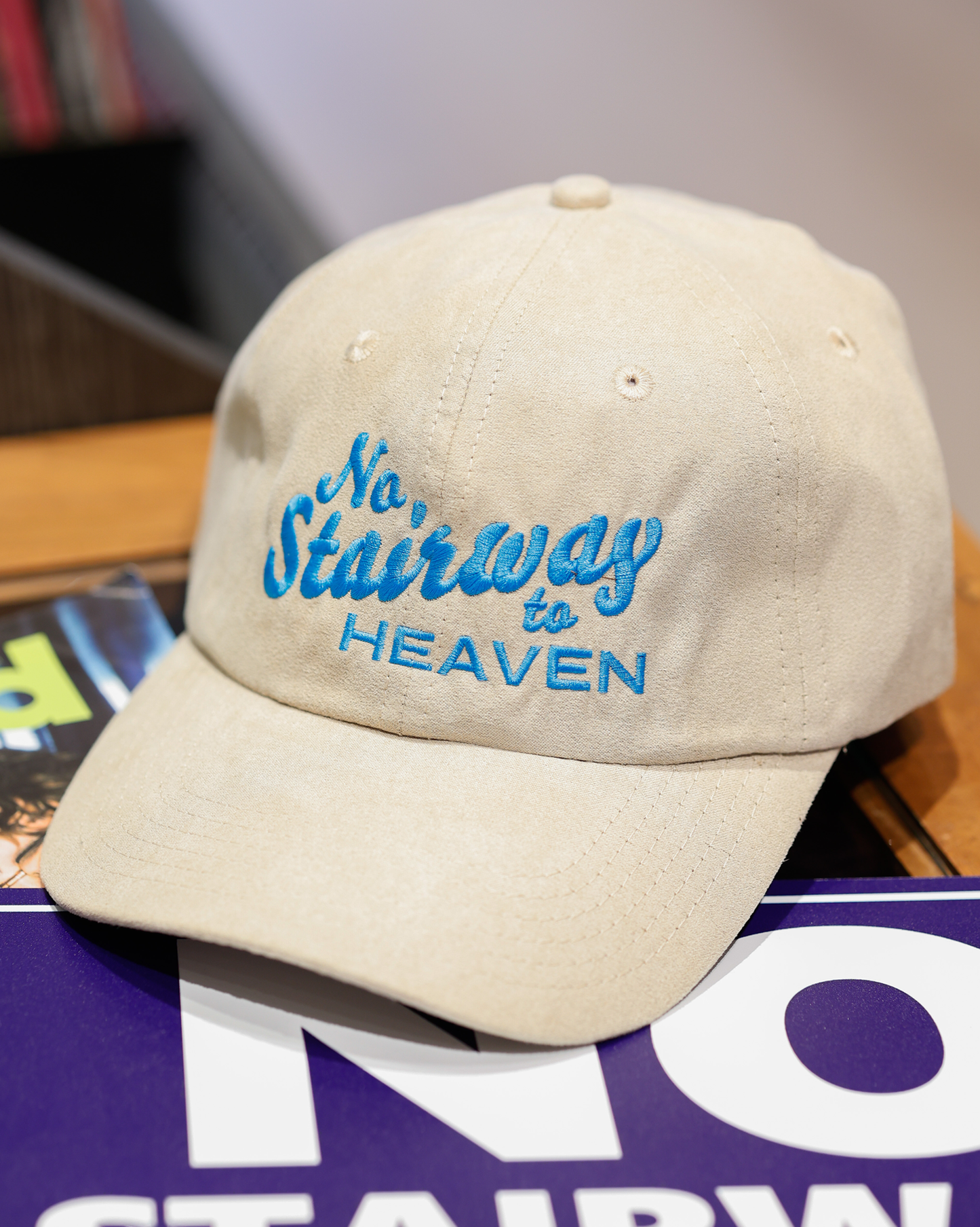 RHMC No Stairway Suede Dad Hat - Cream