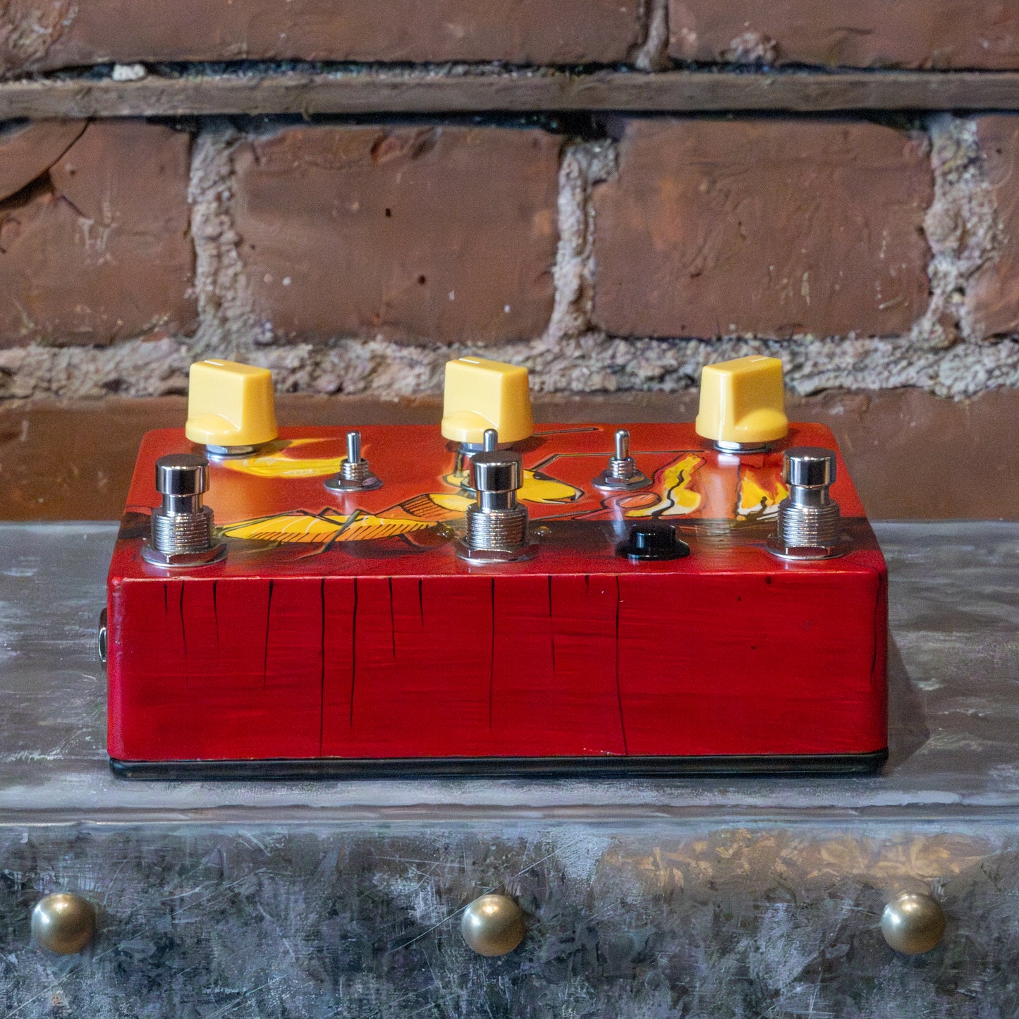 JAM Pedals Delay Llama XTREME Analog Delay Pedal - Custom Shop ("Antwork")