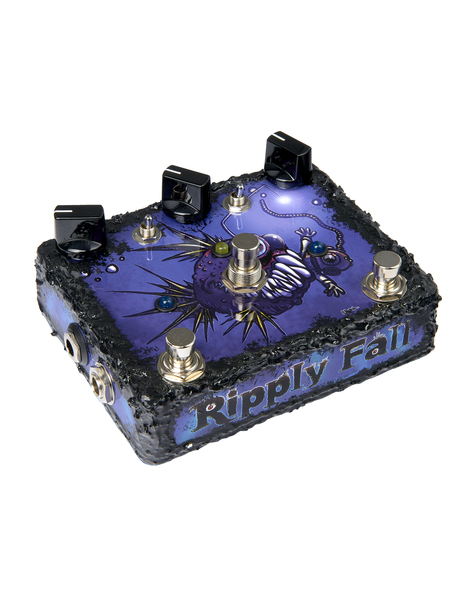JAM Pedals Ripply Fall Modulation Pedal - Custom Shop Achenbach Angle