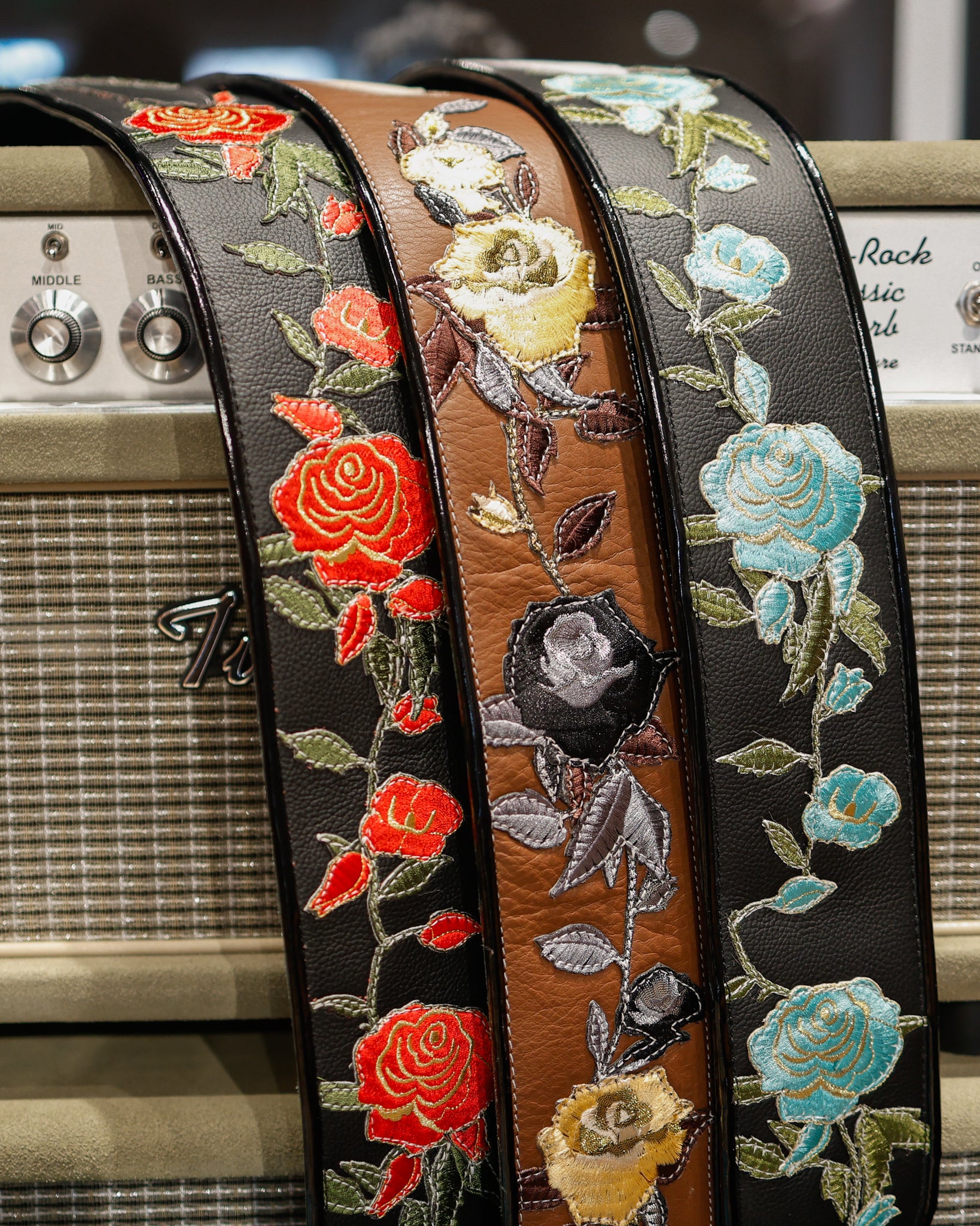 Jodi Head Stella Rose Guitar Strap – Round Hill Music Co