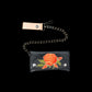 Jodi Head Rose Chain Wallet - Black