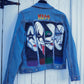 KISS Hand-Painted Denim Jacket (Women’s Large)