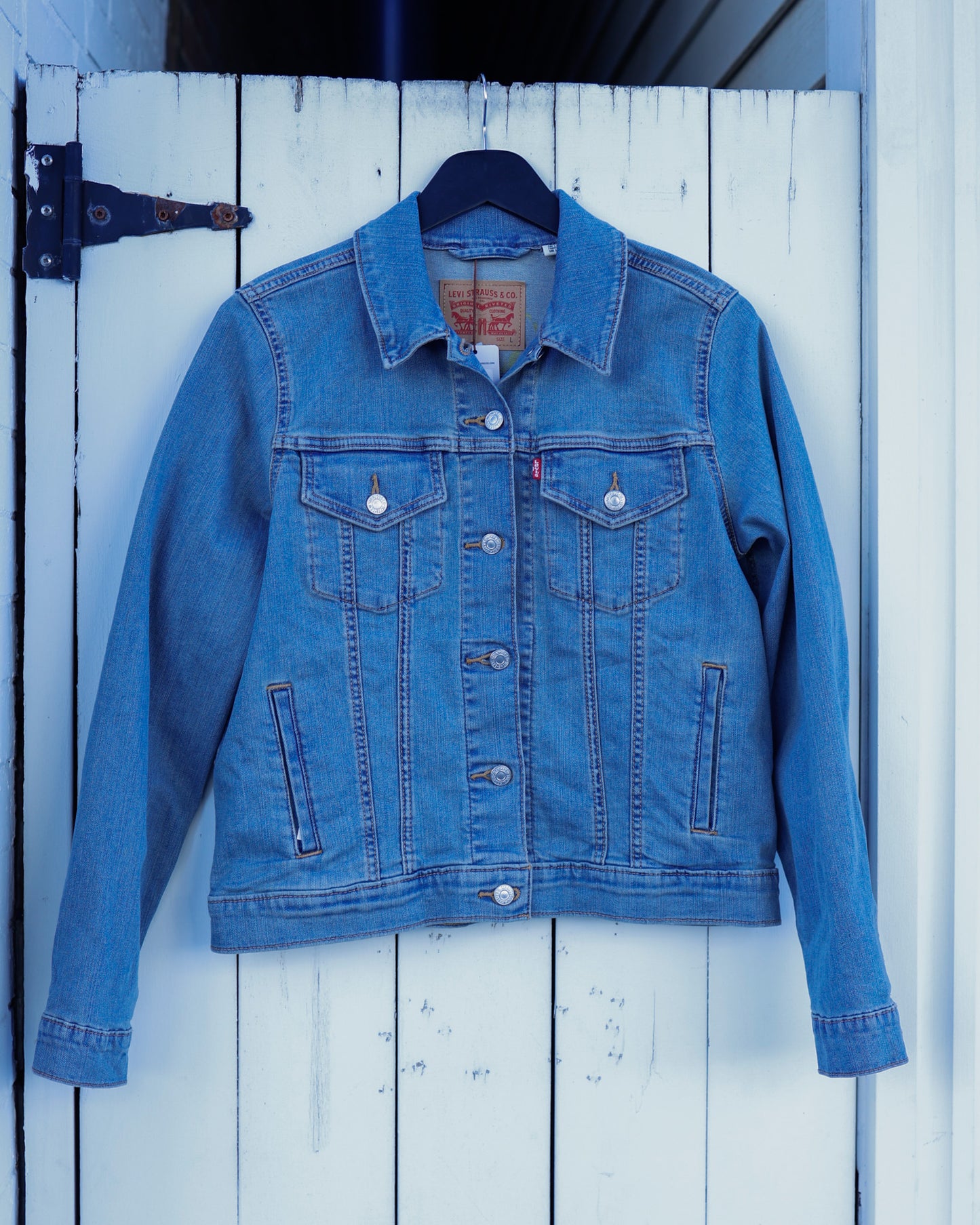 KISS Hand-Painted Denim Jacket (Women’s Large)