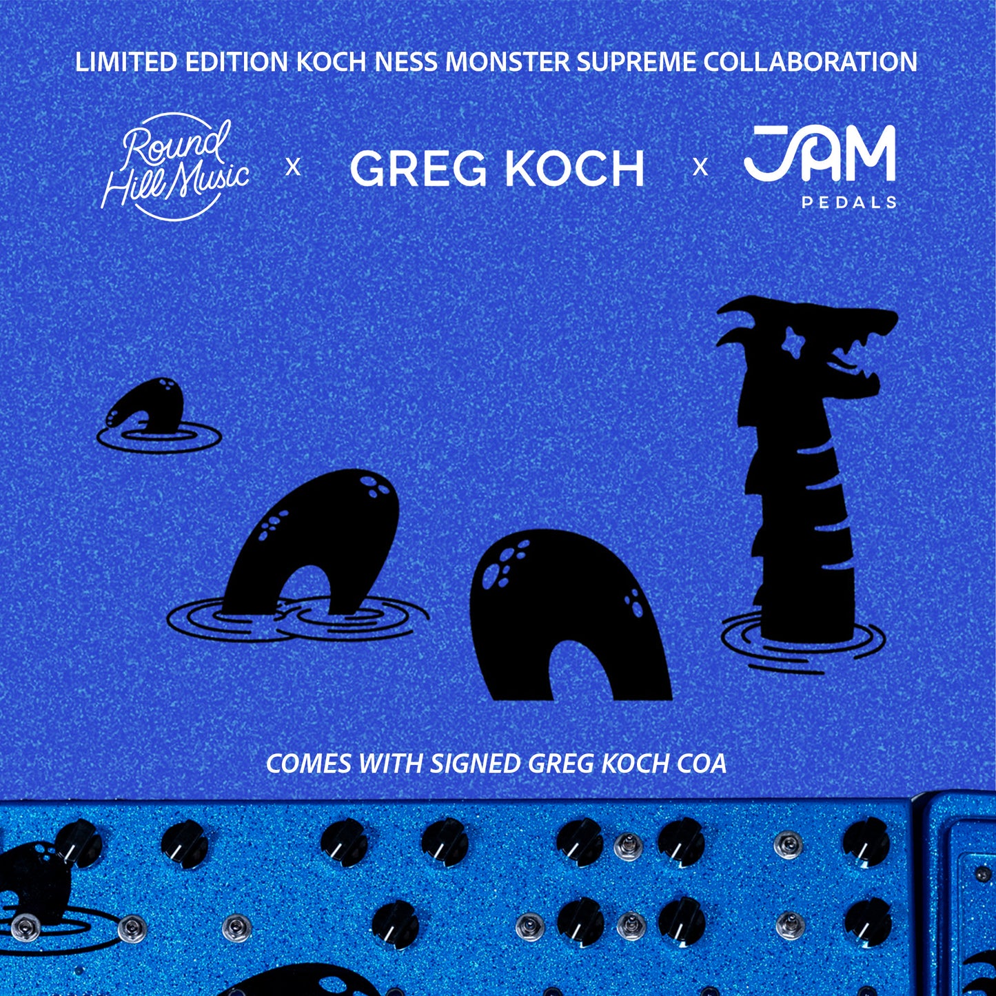 JAM Pedals Custom Koch Ness Monster Supreme Multi Effects Pedal - Deep Sea