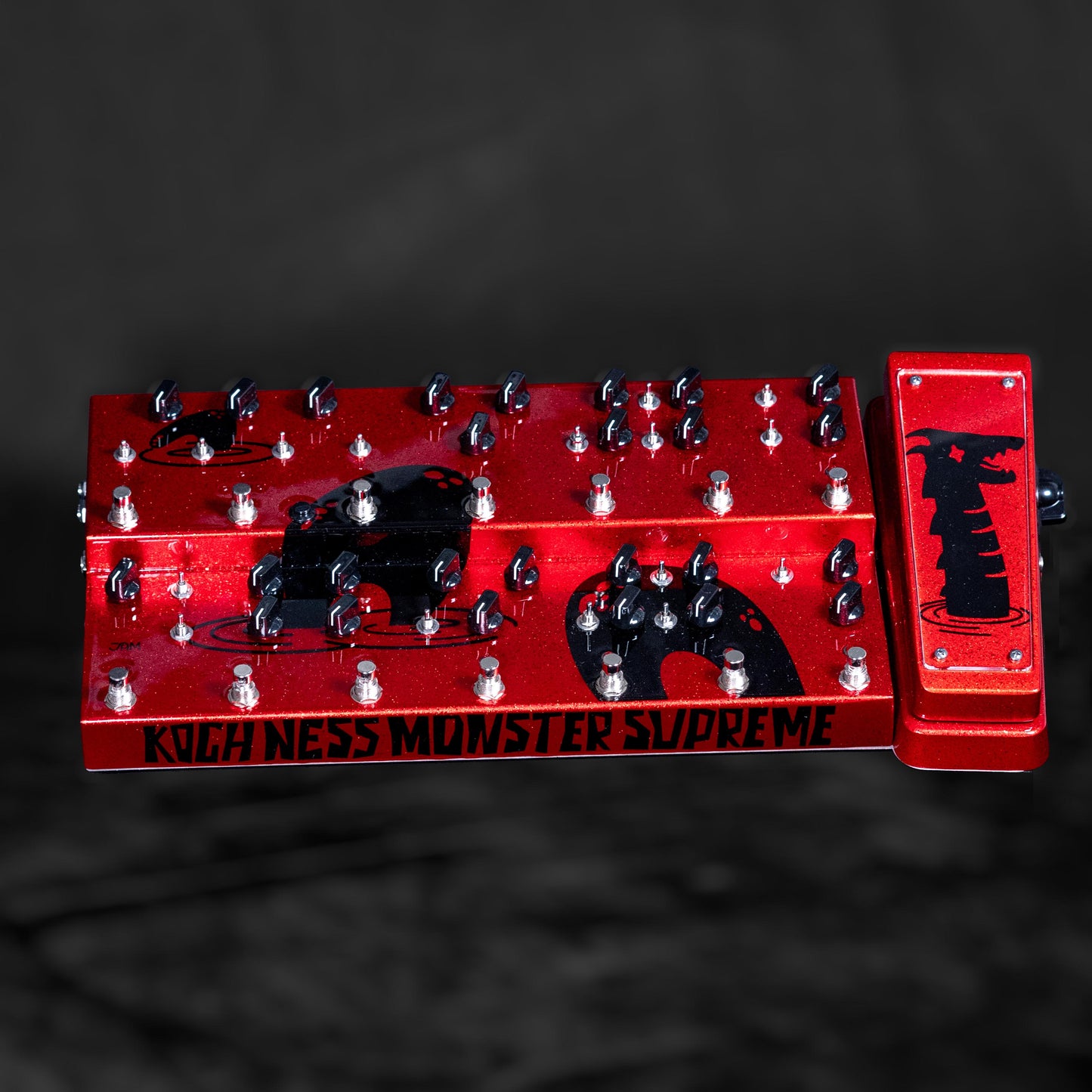JAM Pedals Custom Koch Ness Monster Supreme Multi Effects Pedal - Crimson