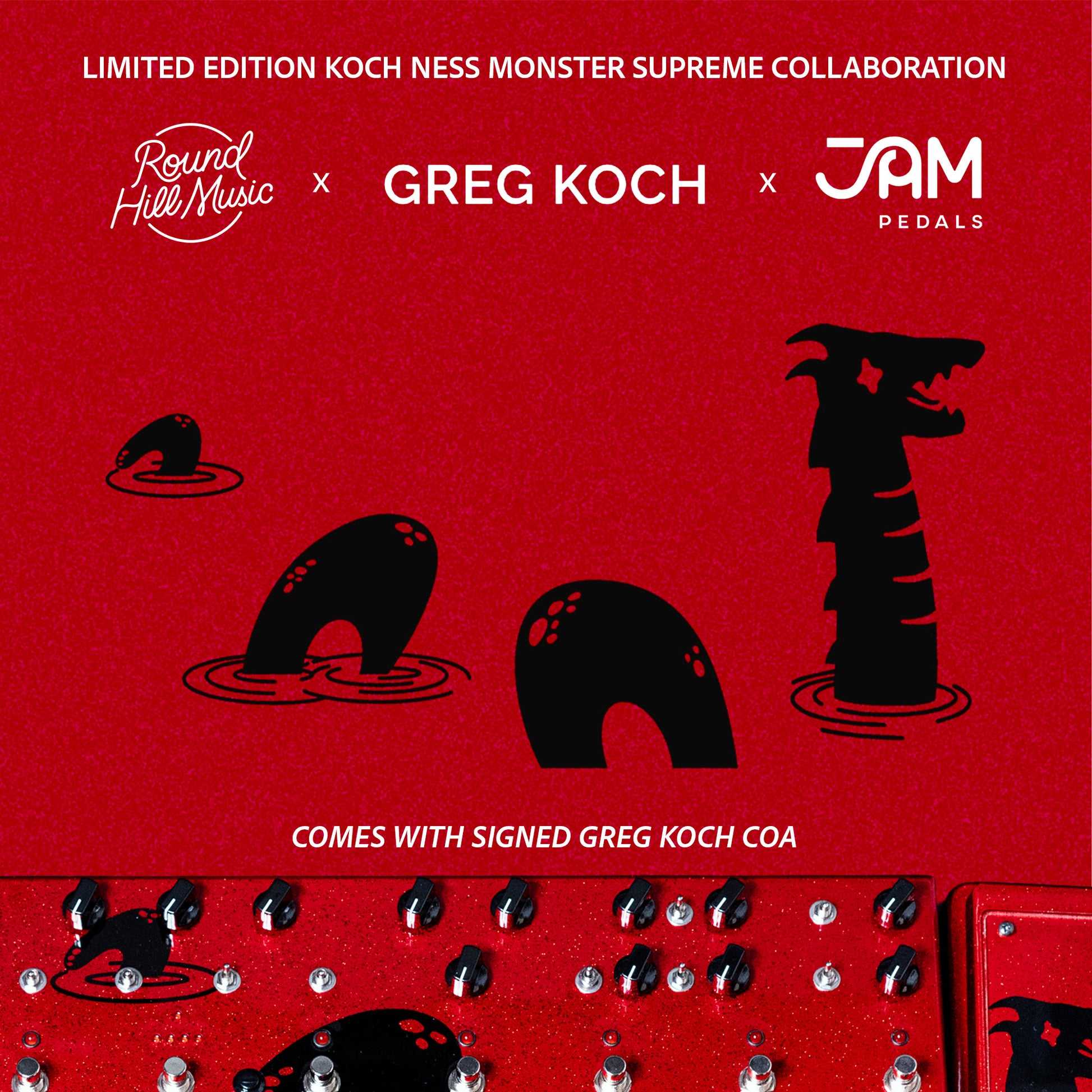 JAM Pedals Custom Koch Ness Monster Supreme Multi Effects Pedal