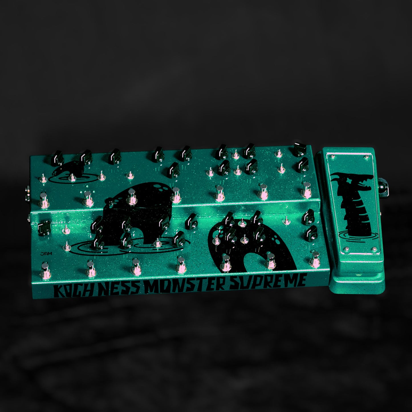 JAM Pedals Custom Koch Ness Monster Supreme Multi Effects Pedal - Loch Mist