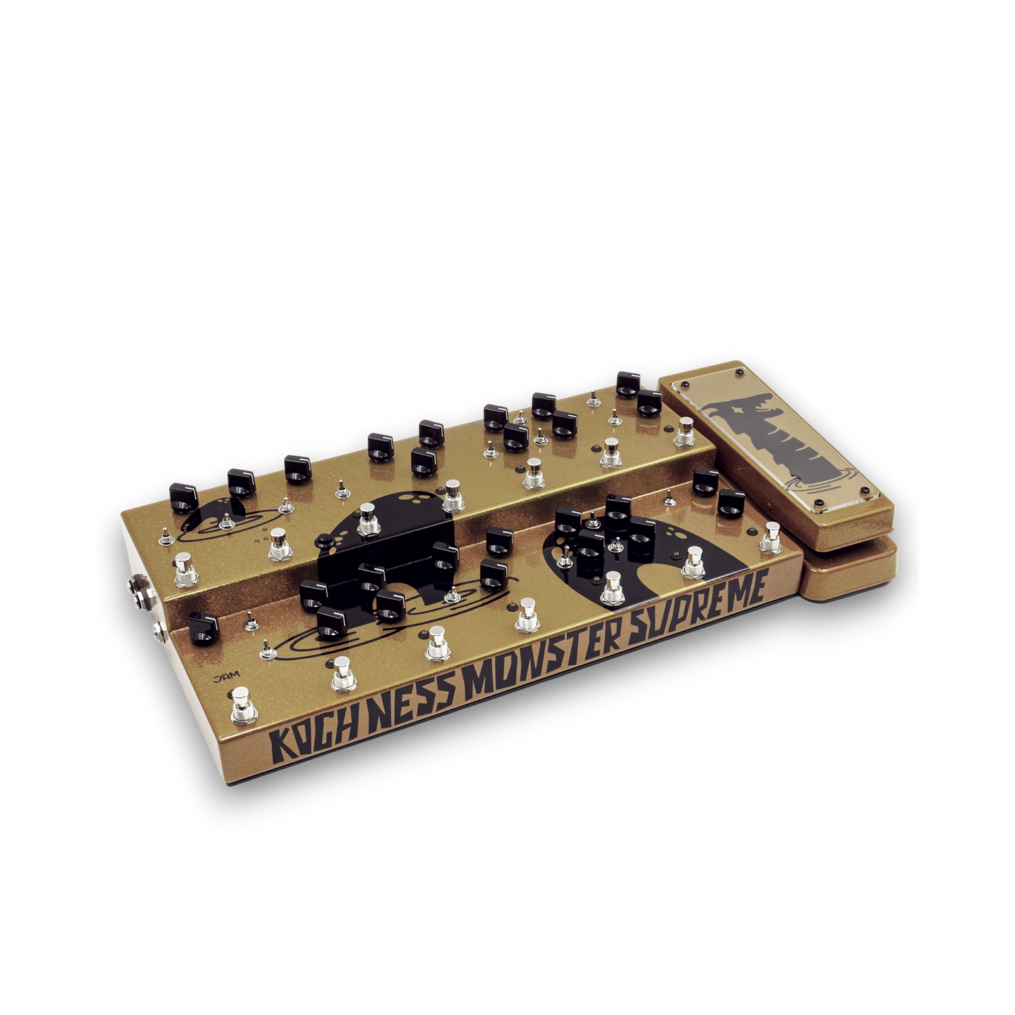 JAM Pedals Custom Koch Ness Monster Supreme Multi Effects Pedal - Golden Fang
