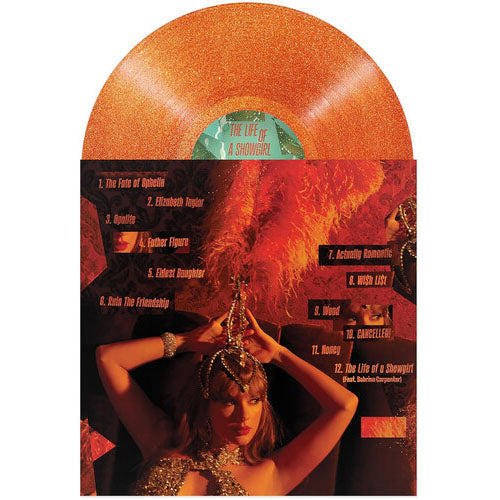 TAYLOR SWIFT / LIFE OF A SHOWGIRL [ORANGE GLITTER VINYL]