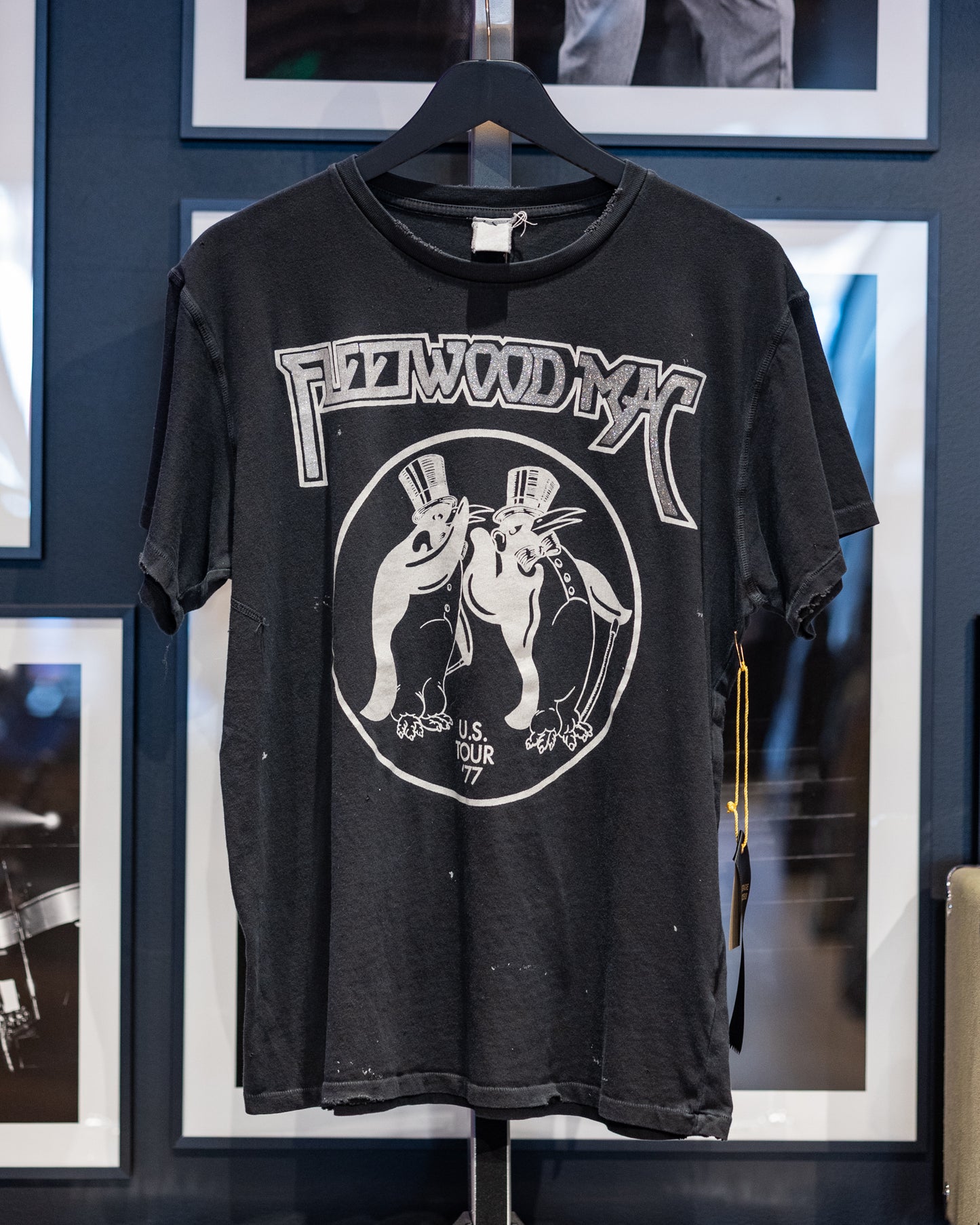 Madeworn Fleetwood Mac Penguin 90's Fit Tee - Black