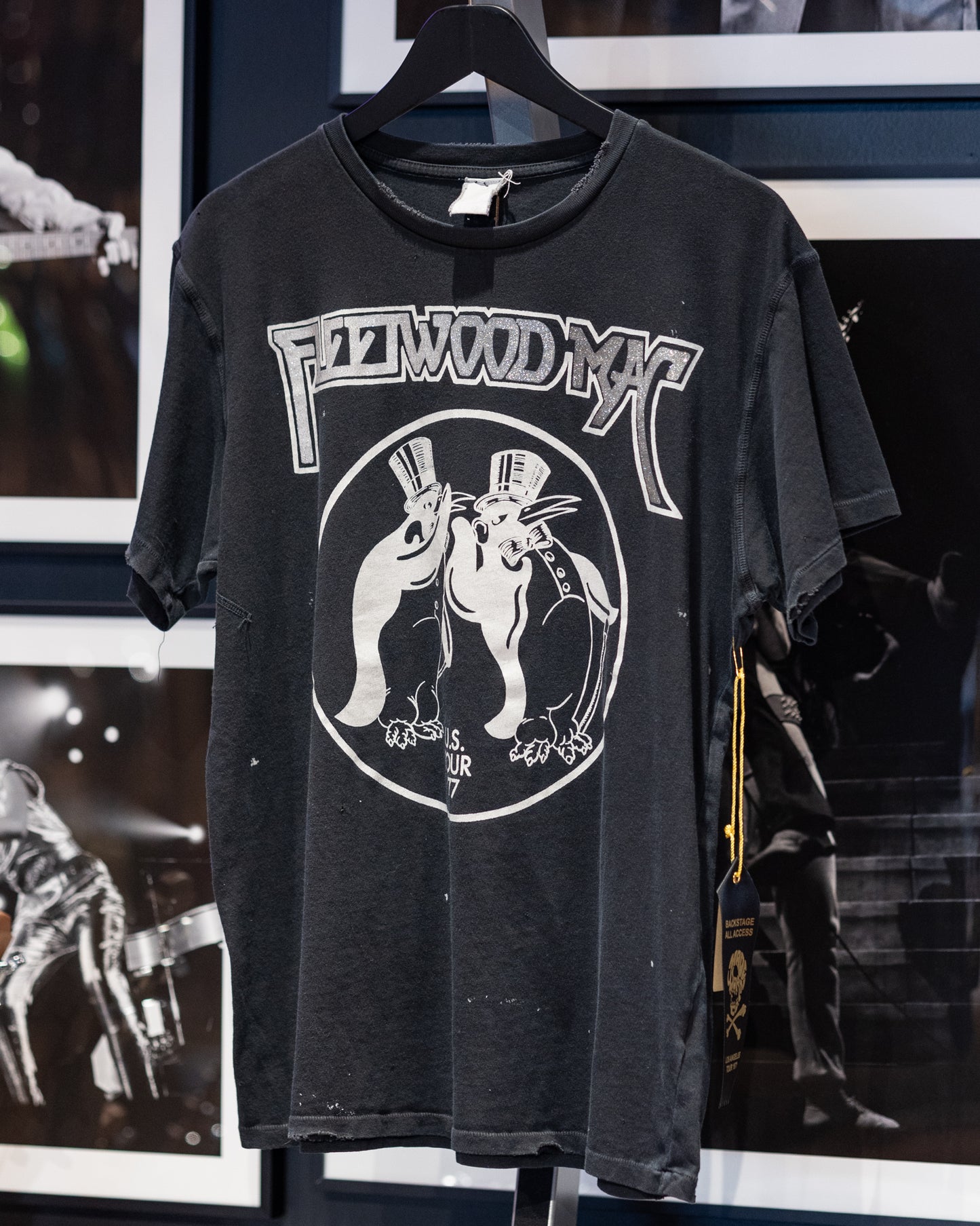 Madeworn Fleetwood Mac Penguin 90's Fit Tee - Black