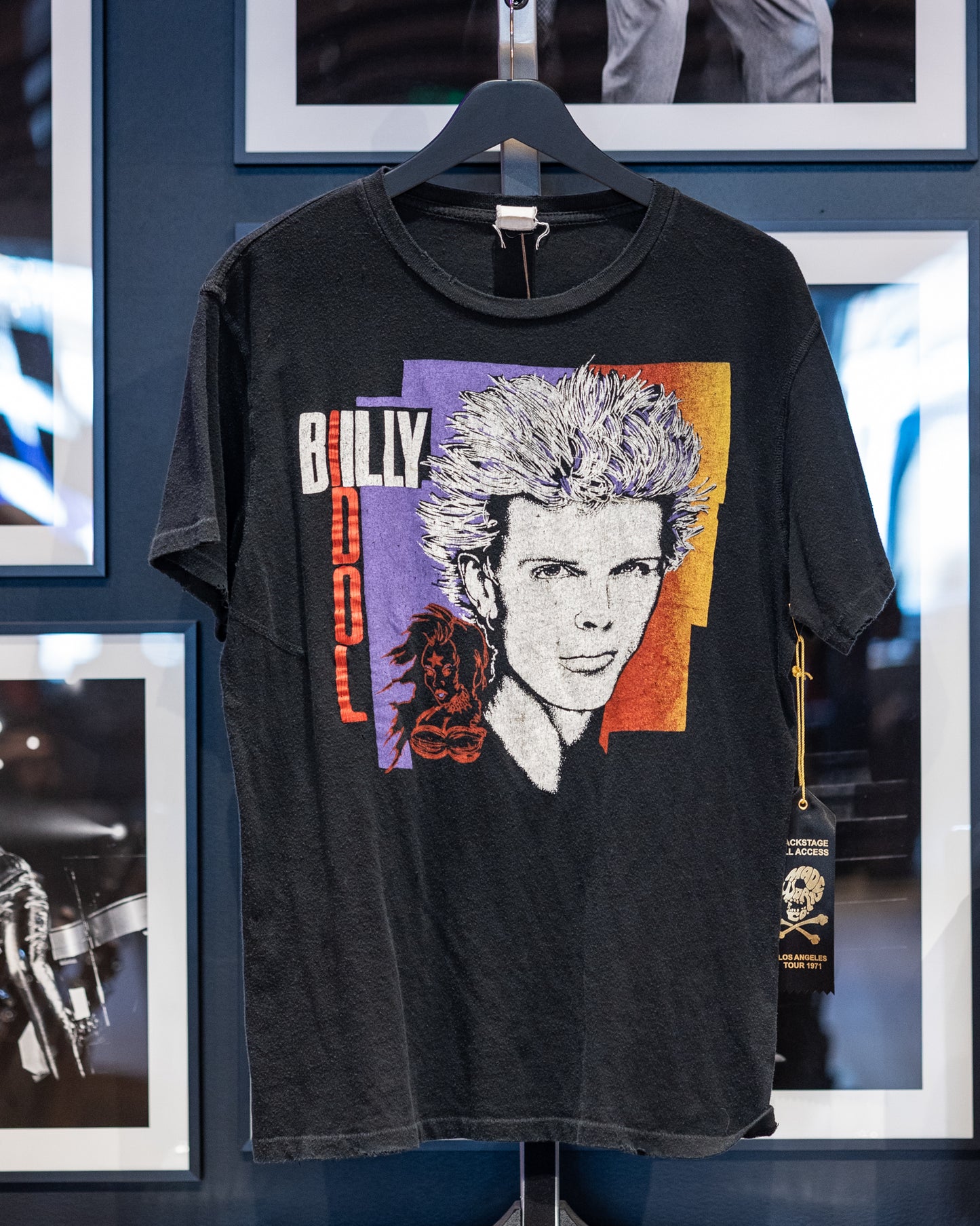 Madeworn Billy Idol 90's Fit Tee - Coal