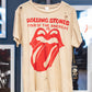 Madeworn Rolling Stones 90's Fit Tee - Tea Stained