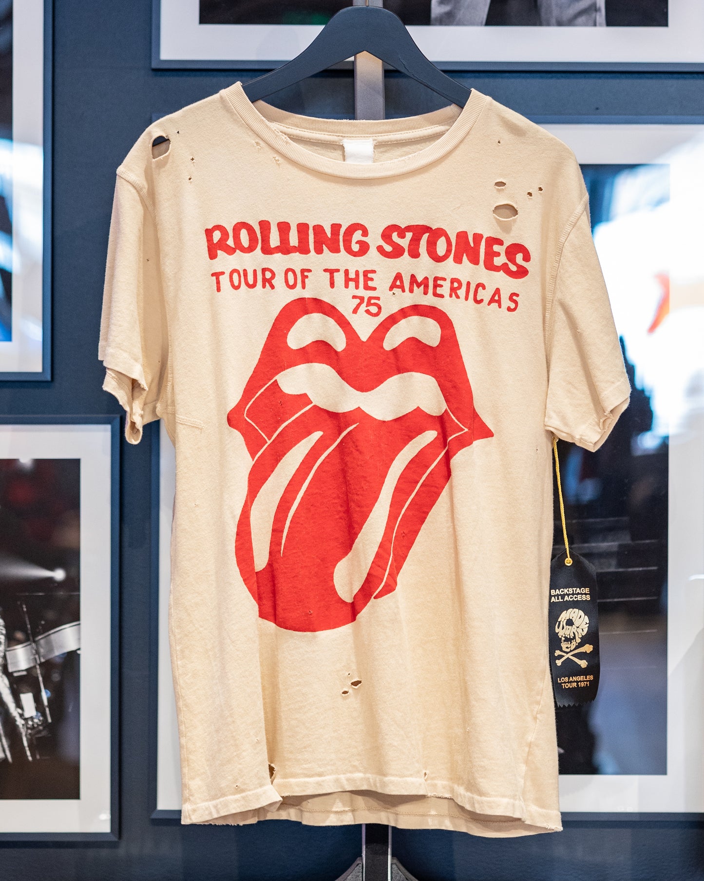 Madeworn Rolling Stones 90's Fit Tee - Tea Stained