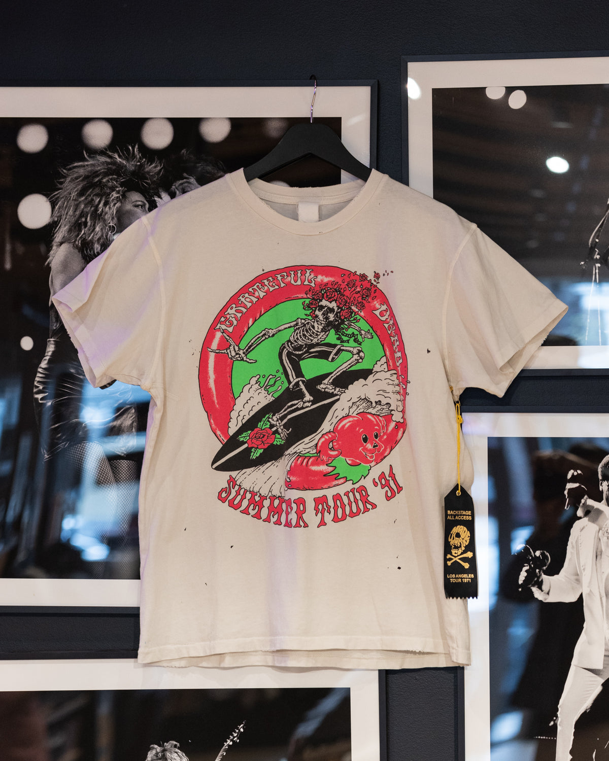 Madeworn Grateful Dead '91 Summer Tour 90's Fit Tee - Vintage White