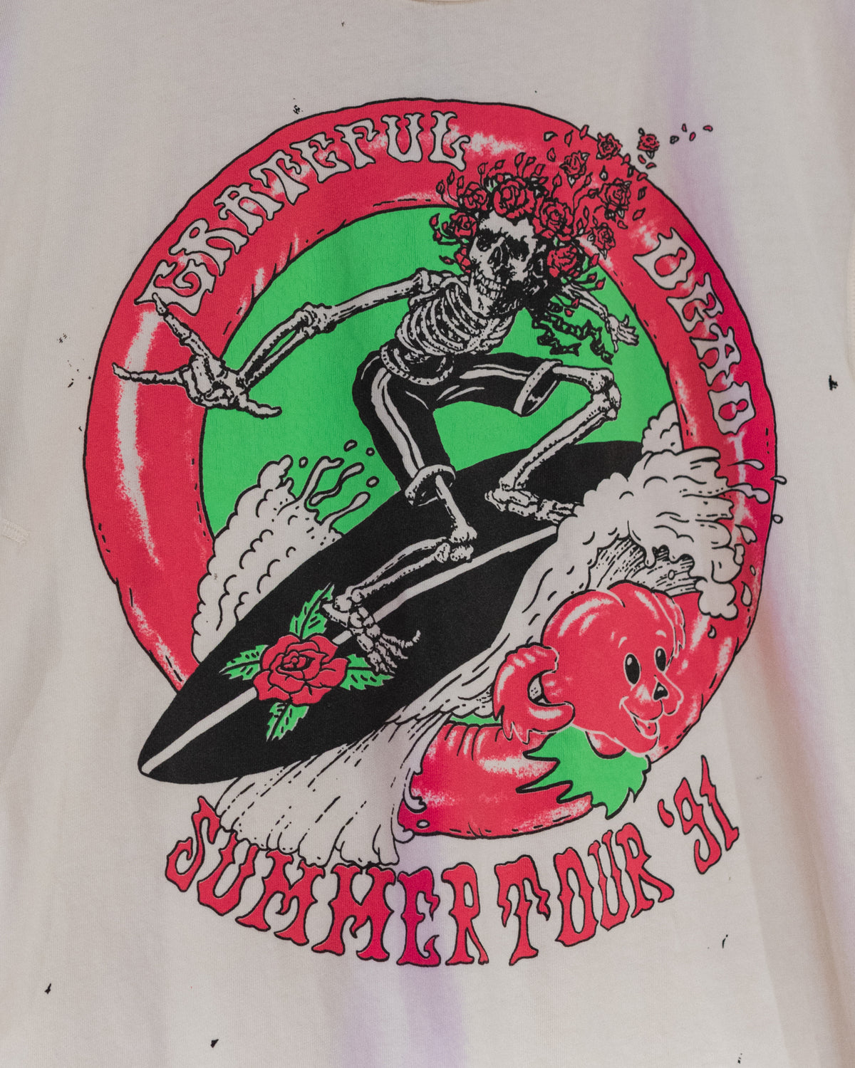 Madeworn Grateful Dead '91 Summer Tour 90's Fit Tee - Vintage White