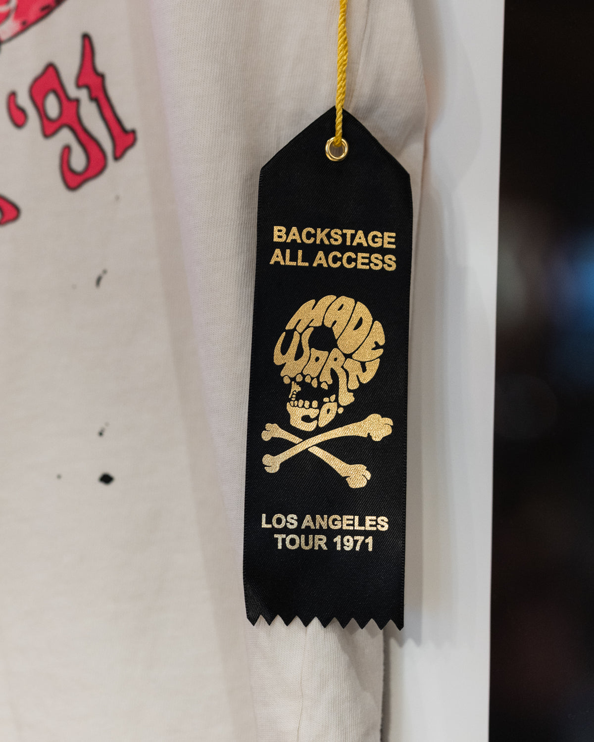 Madeworn Grateful Dead '91 Summer Tour 90's Fit Tee - Vintage White