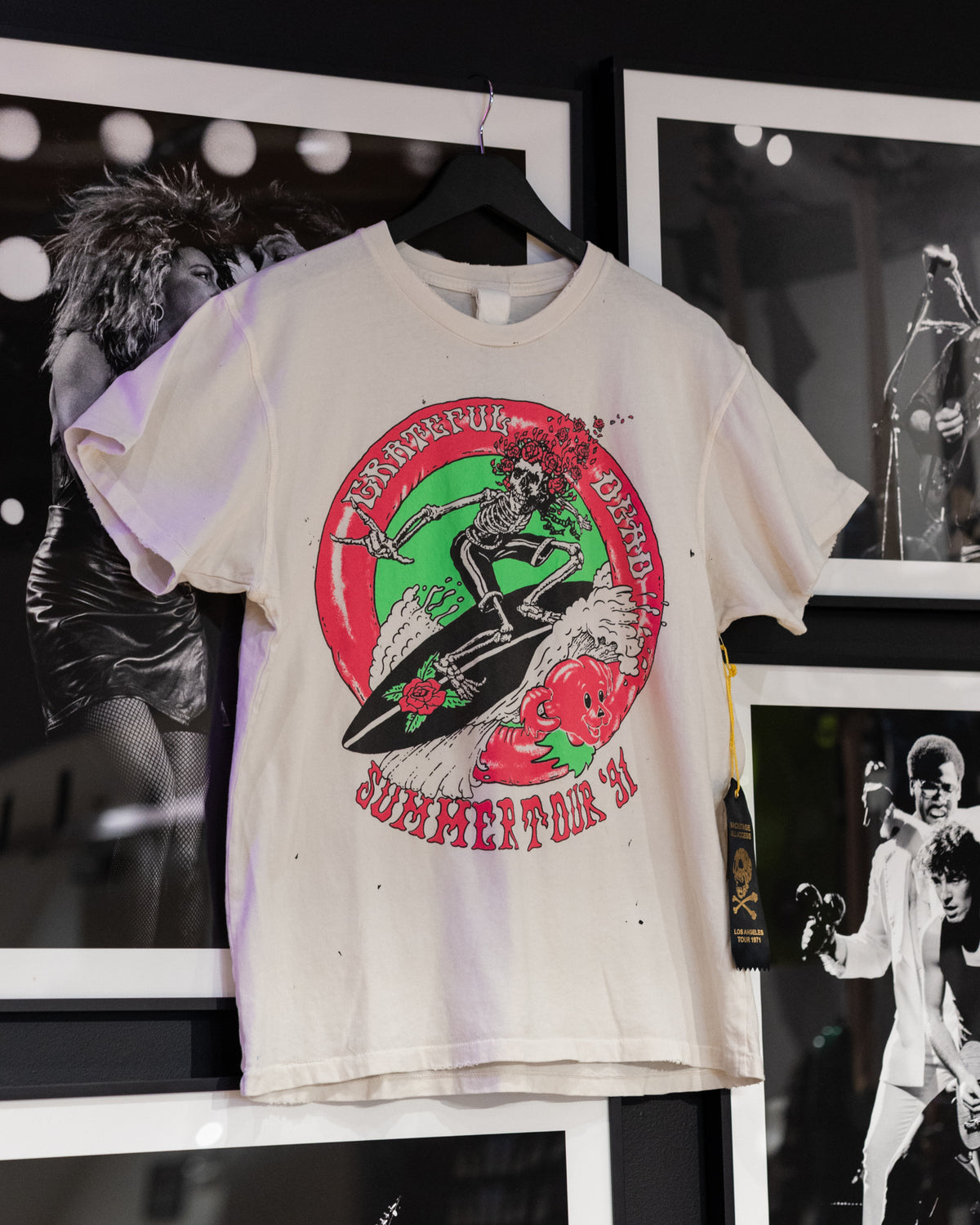 Madeworn Grateful Dead '91 Summer Tour 90's Fit Tee - Vintage White