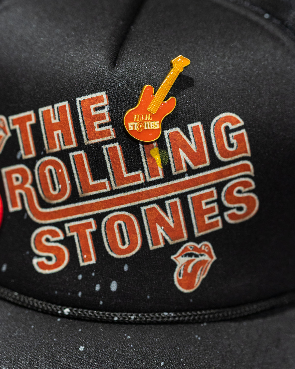 Madeworn Rolling Stones Lucky In Love Hat - Black