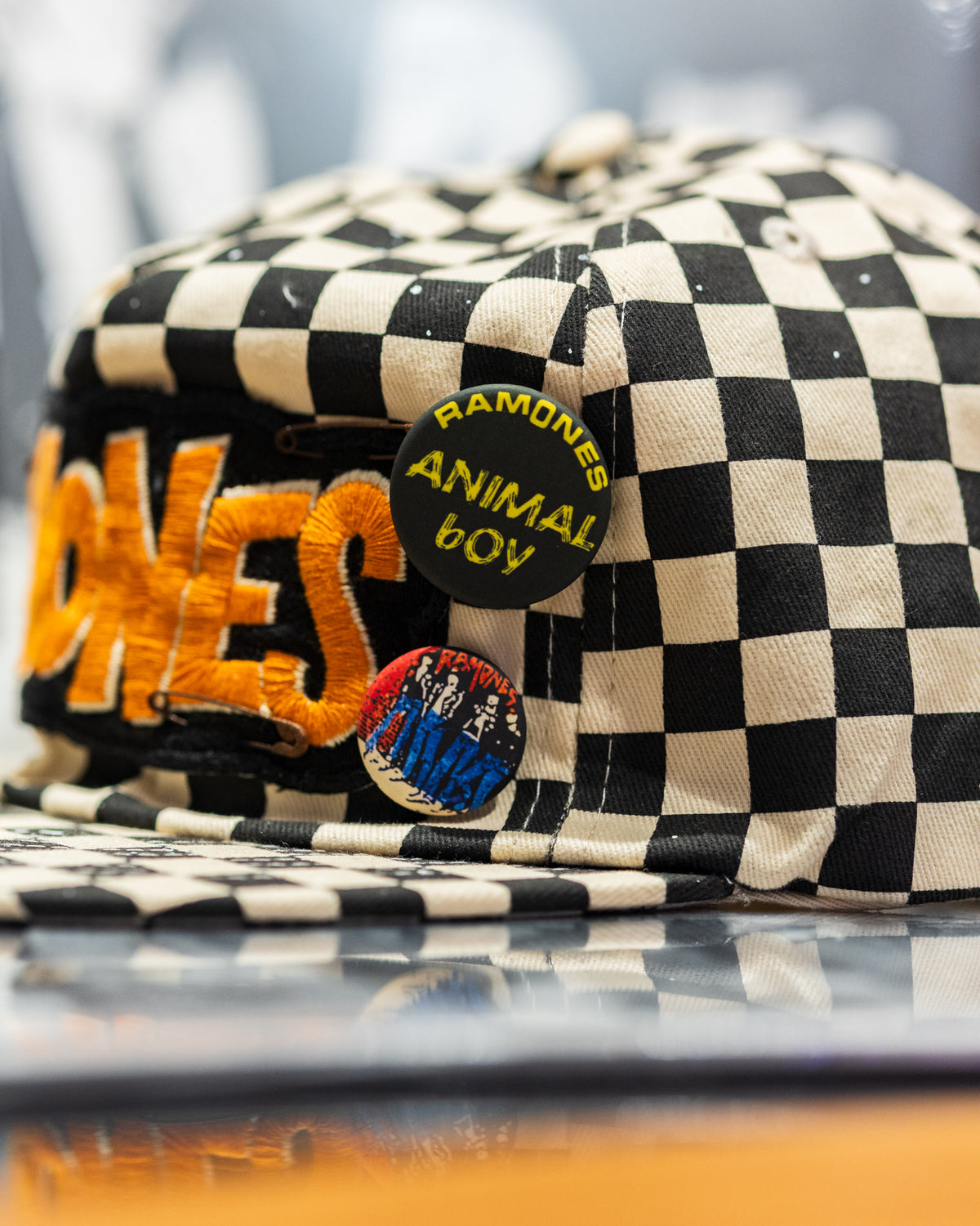 Madeworn Ramones No Mind To Lose Checkered Hat