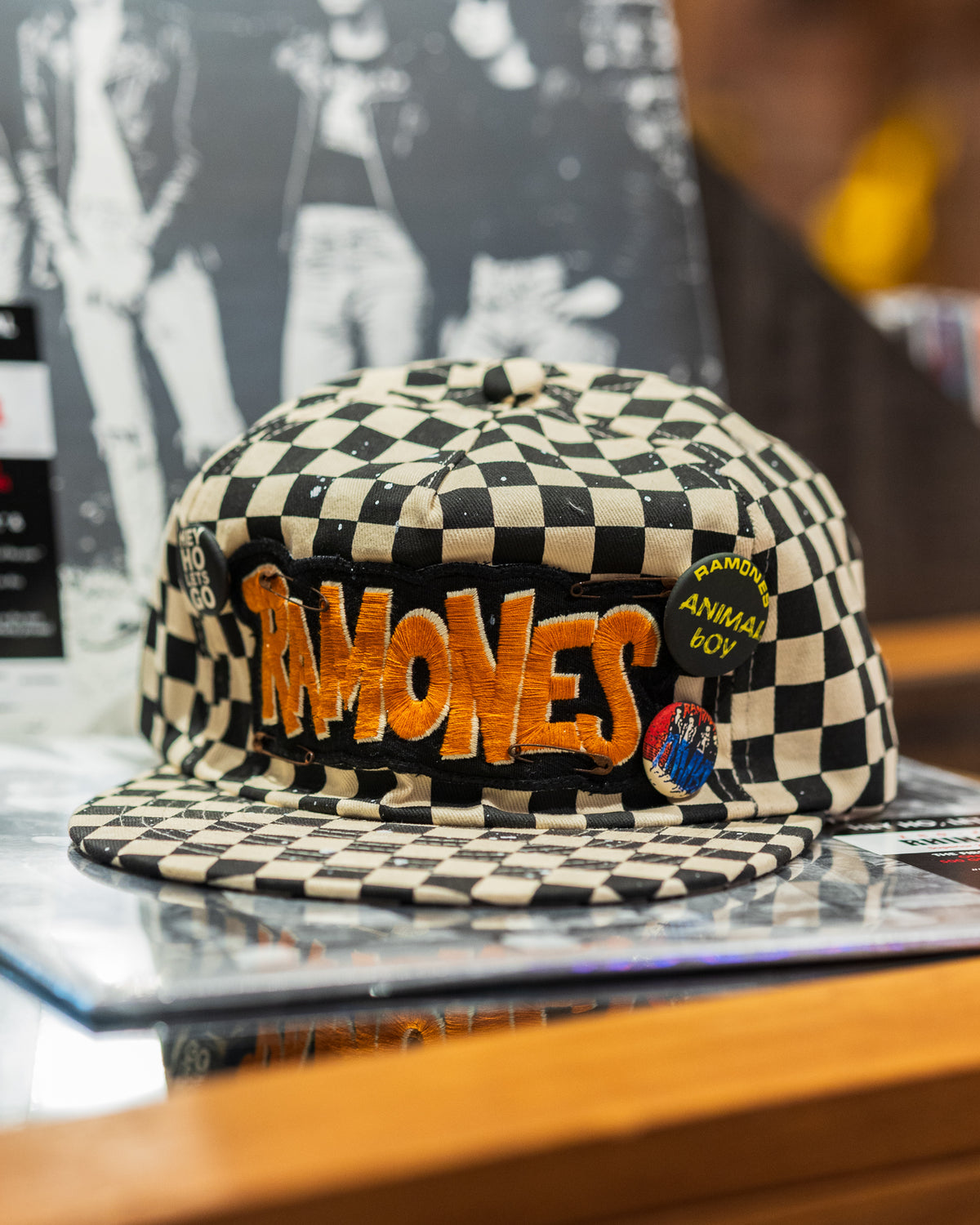 Madeworn Ramones No Mind To Lose Checkered Hat