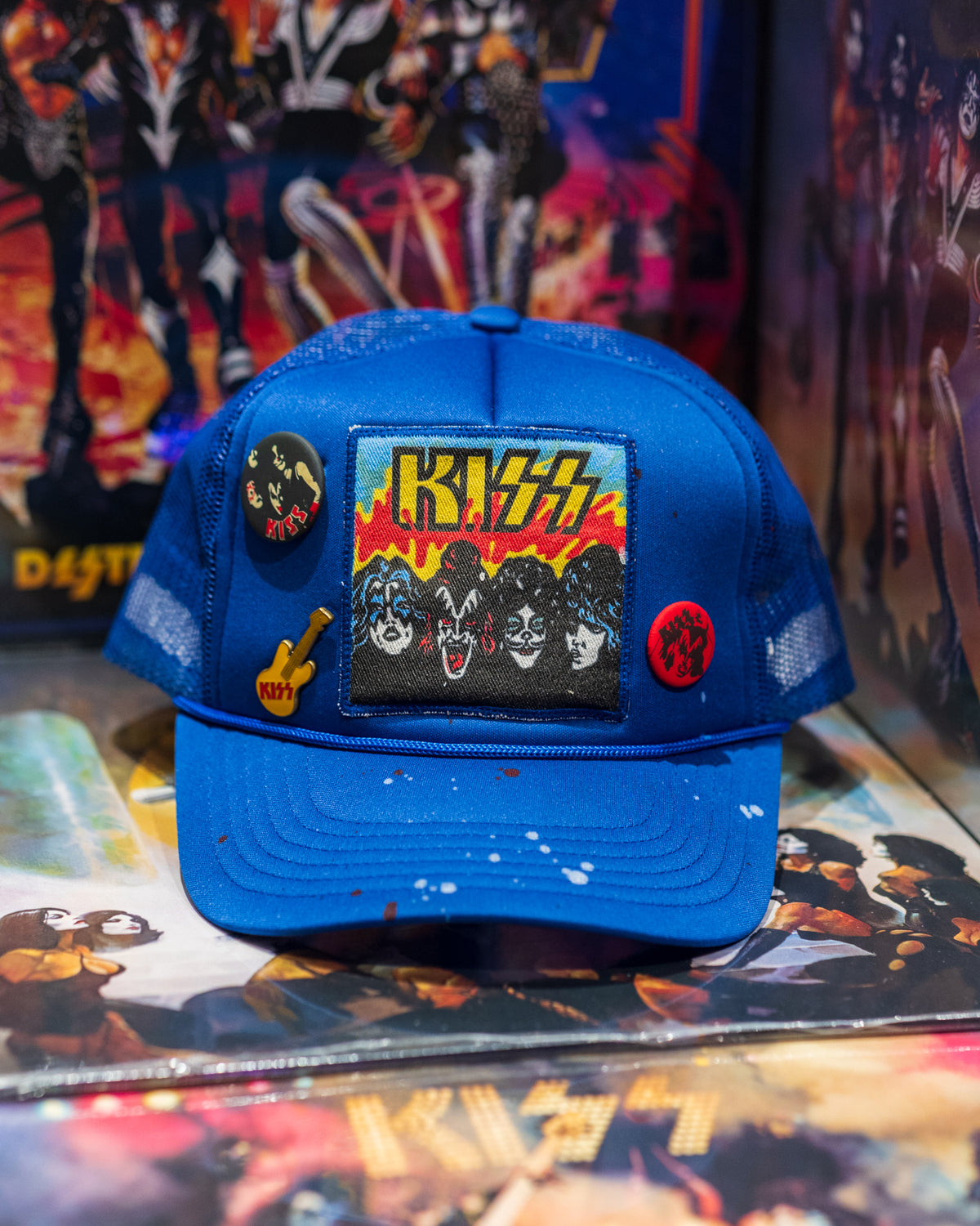 Madeworn Kiss Legends Trucker Hat - Blue